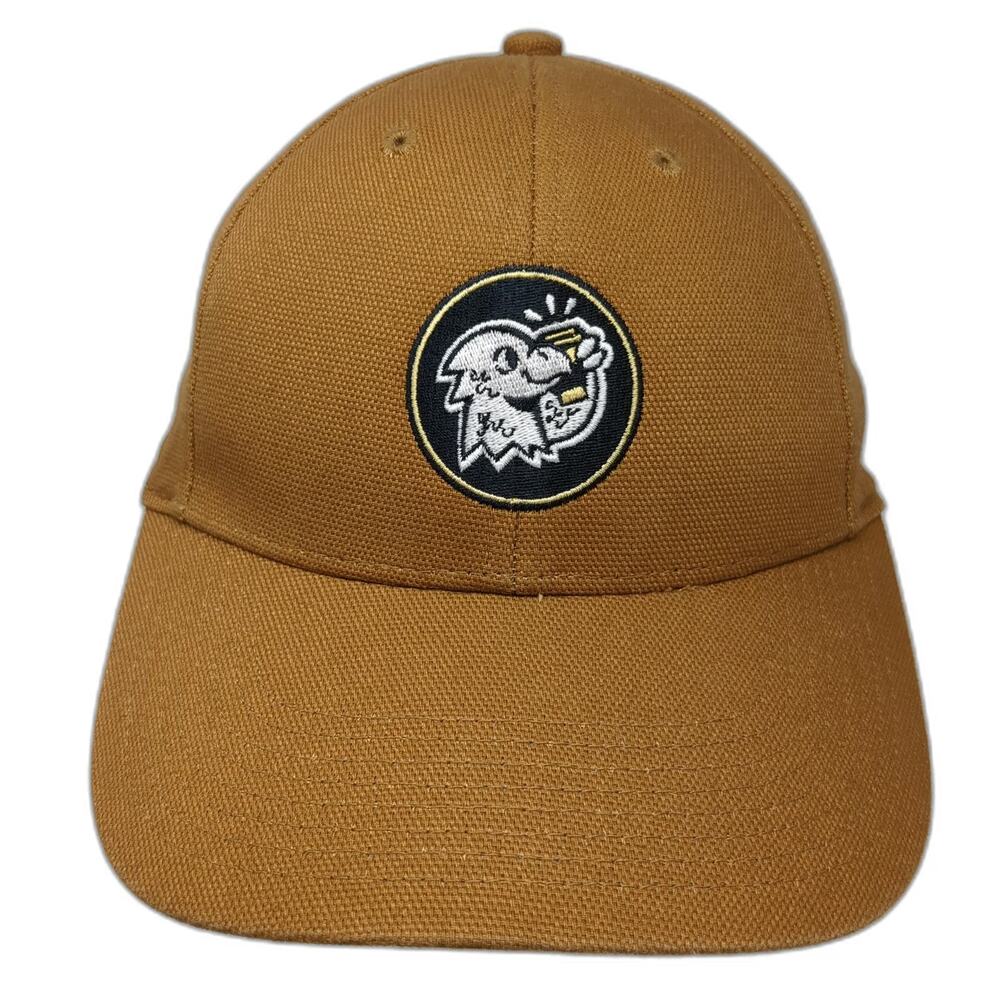 CornerStone Snapback Hat Brown One Size Eagle Coffee & Bakery Cotton Structured